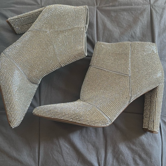Steve Madden rhinestone booties - Picture 2 of 5